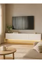 Unité TV à LED Li  cm - blanc, moderne, élégant, spacieux, design fonctionnel - Meuble TV | Cercei