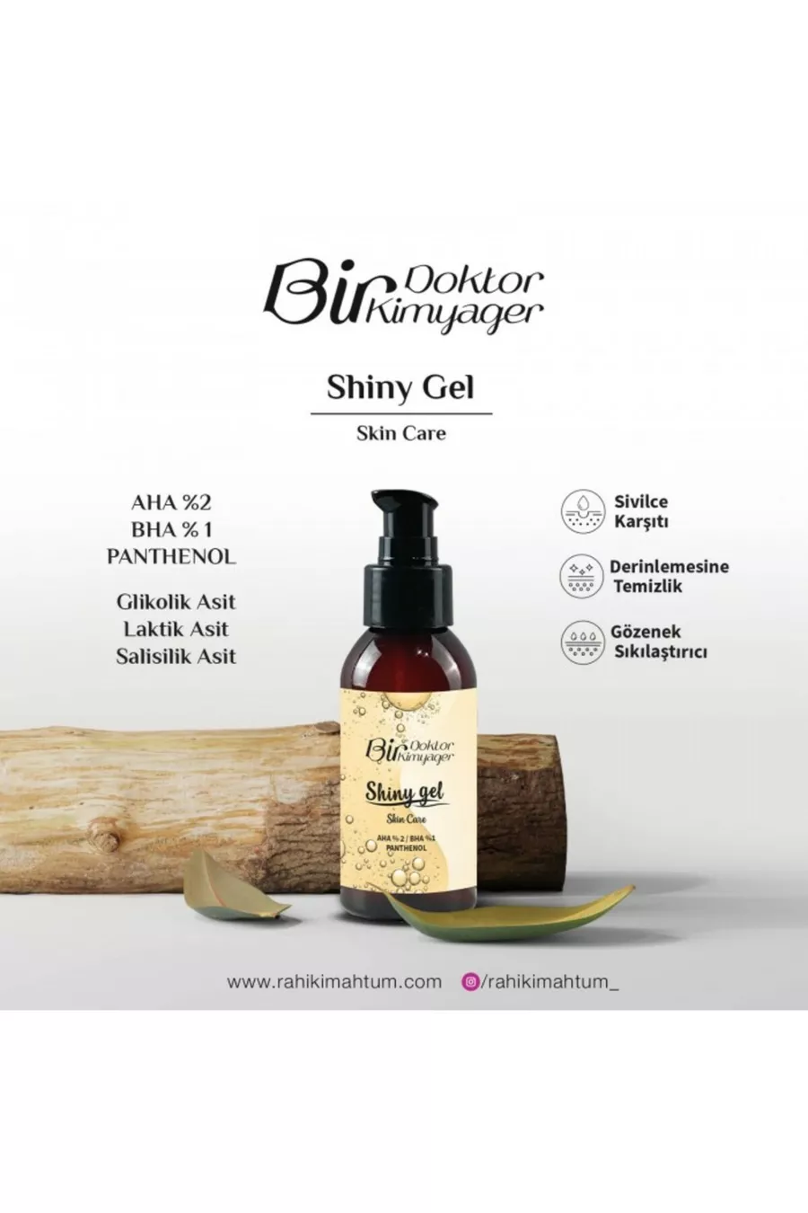 Gel Brillant (Anti-Acné et Points Noirs %2 AHA %1 BHA) ( ML)