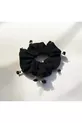 Barrette élastique en tissu en forme d'anneau