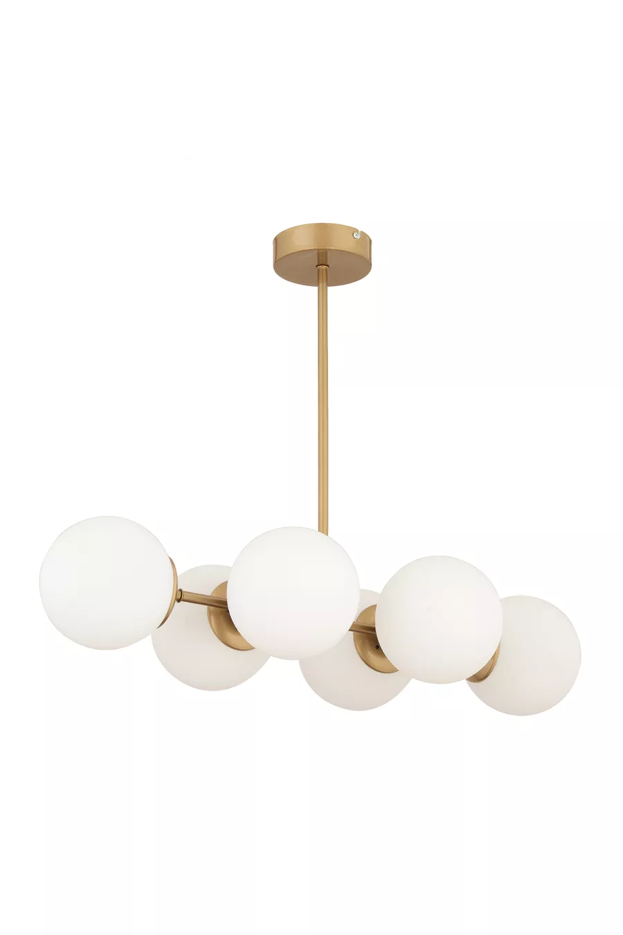 Table à manger moderne vieillie Lema 6 Lustre de chambre à coucher salon
