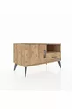 Commode Hyperion à 2 étagères, 1 tiroir, 1 porte, pin sur pin