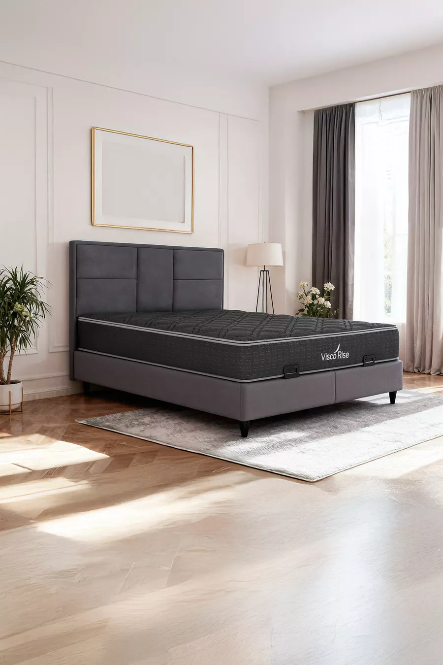 Tête Visco Rise (NE COMPREND PAS LE CADRE NI LE MATELAS)