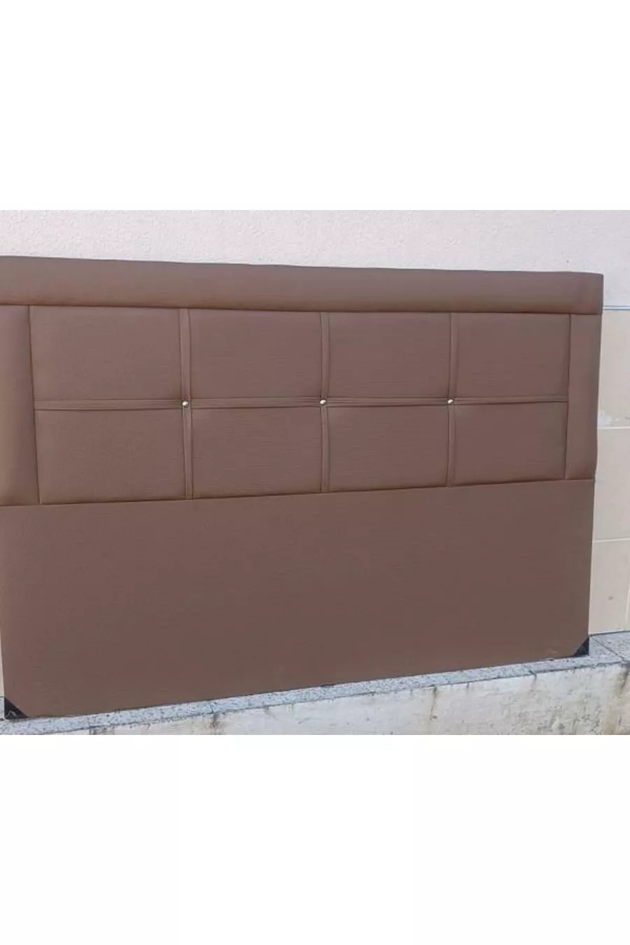 Titre DK Double Personne Cuir Synthétique Tissé Marron Fait Main