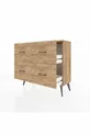 Commode Arges à 4 tiroirs en pin-pin