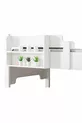 Lits superposés en profil MDF, lit superposé modulable Eurasia avec 3 matelas confort