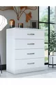 Gm Commode à 4 tiroirs Almina