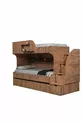 Lits superposés, Lit superposé Aura avec tiroirs - 2 matelas confort
