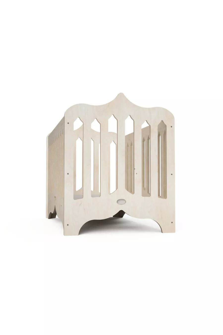 -Berceau pour poupée gothique modulaire, peinturable, portable, produit fabriqué sur mesure