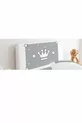 Housse de tête de lit Base Gris Fonds Couronne