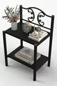 Mais Retro Commode en métal forgé noir