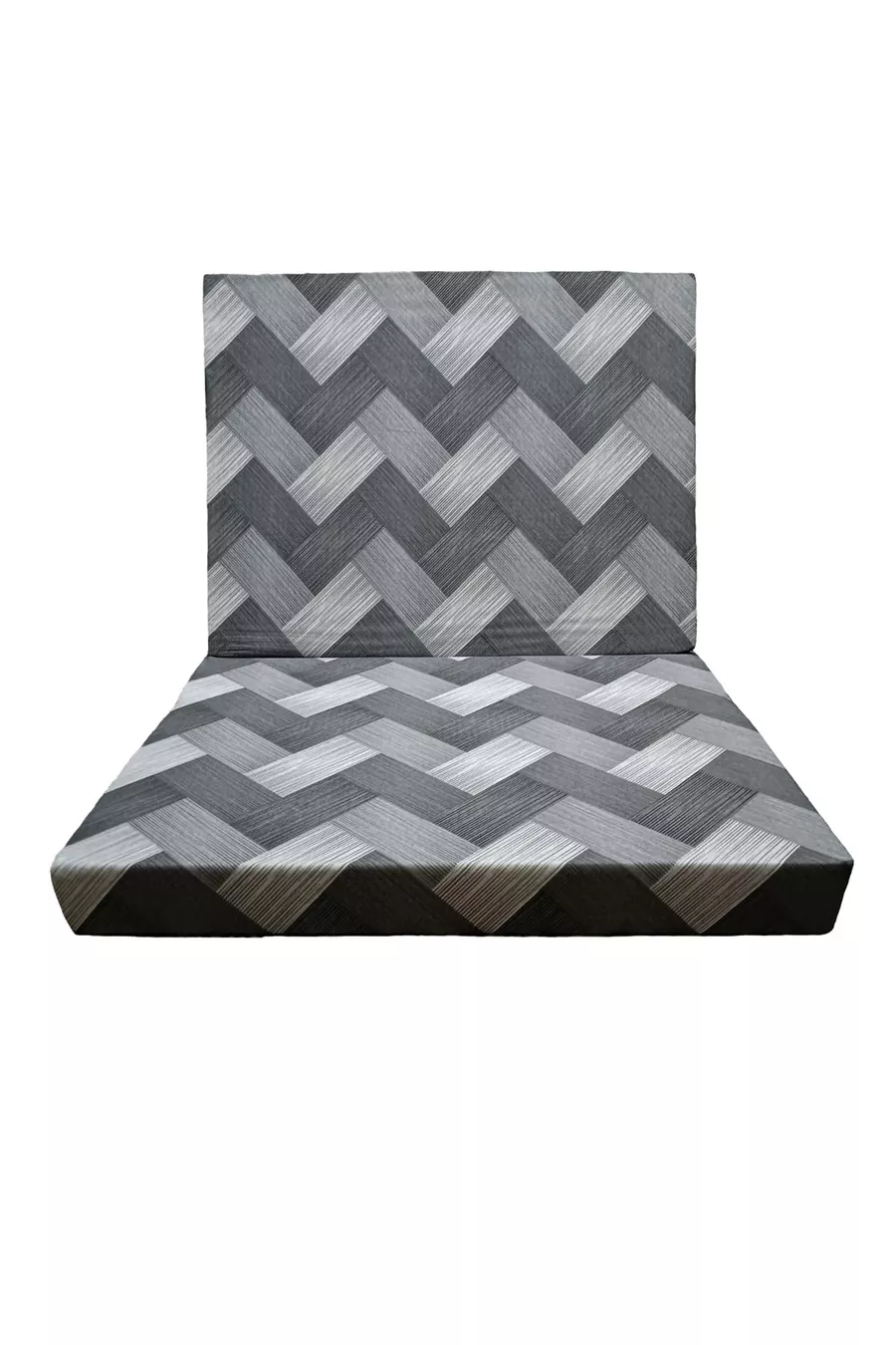Lit pliant simple en mousse 8 cm Gris, matelas pliant épais en mousse GRIS