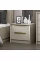 Kale Luxe Soft 2 tiroirs table de chevet avec membrane en travertin