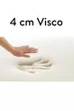 Ecotopper - Surmatelas en mousse à mémoire de forme % visco de 4 cm