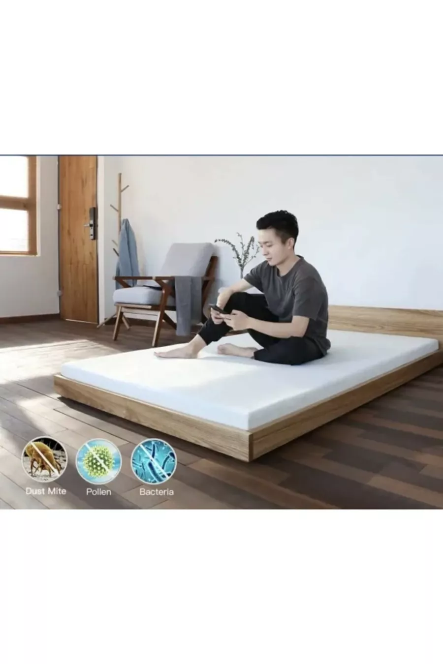 Matelas en mousse de  cm