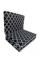 Lit pliant simple avec matelas en mousse, coussin en mousse épaisse  Cm - KARAÇATI