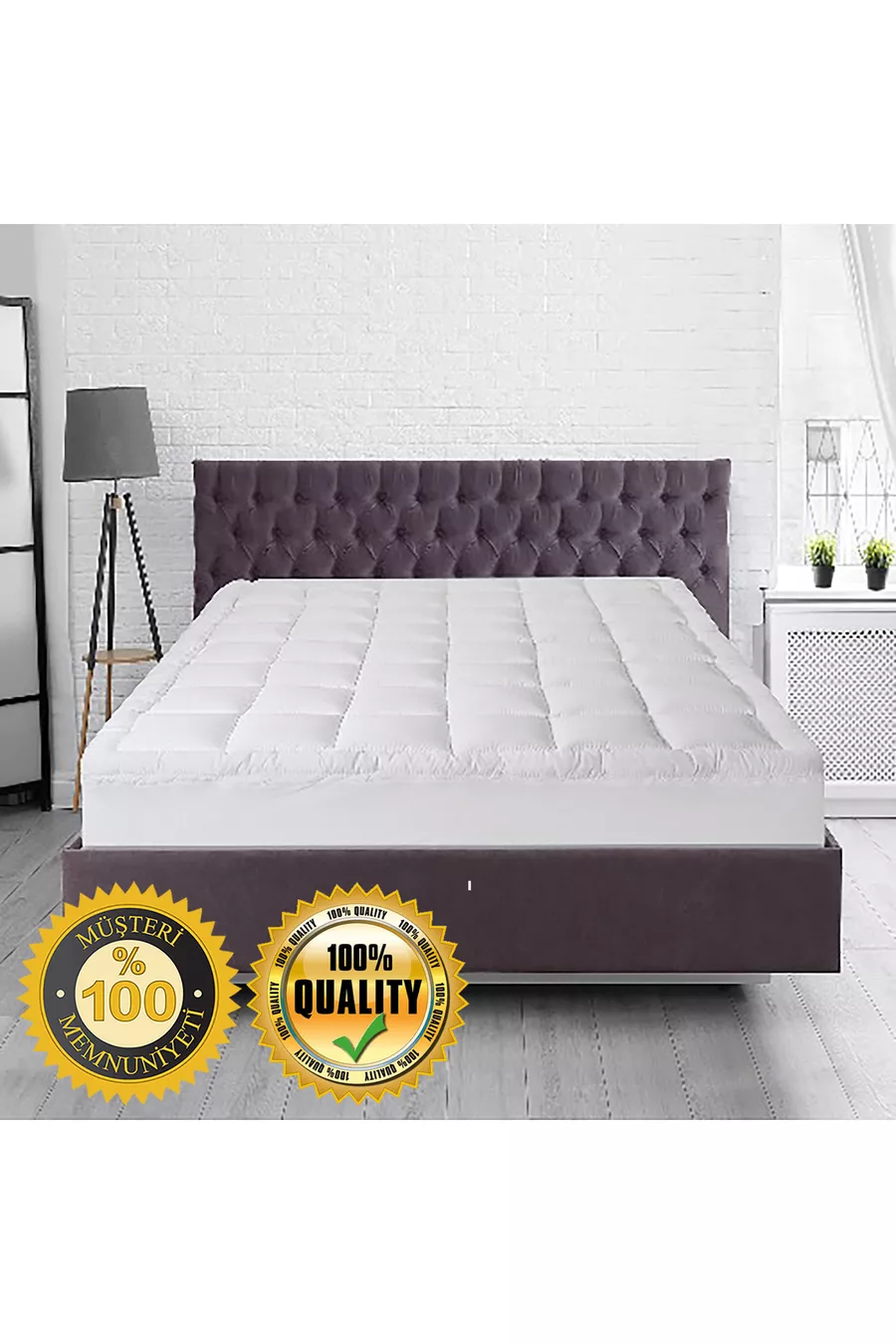 Matelas de Sommeil Sauveur de Lit Coussin de Sommeil en Micro Coton avec Housse de Oreiller à Fermeture Éclair Offerte
