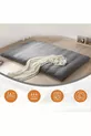 Lit modèle Lori & Lit d'activité & Lit d'appoint & Matelas rembourré avec housse à fermeture éclair