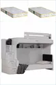 Lits superposés, Lit superposé Londres avec 2 matelas Comfort