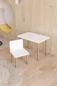 Table pour enfants effaçable à sec - Table d'activité - Ensemble de bureau pour enfants avec 1 chaise