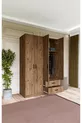 Armoire Yaman Çam à 4 portes et 2 tiroirs - Garde-robe