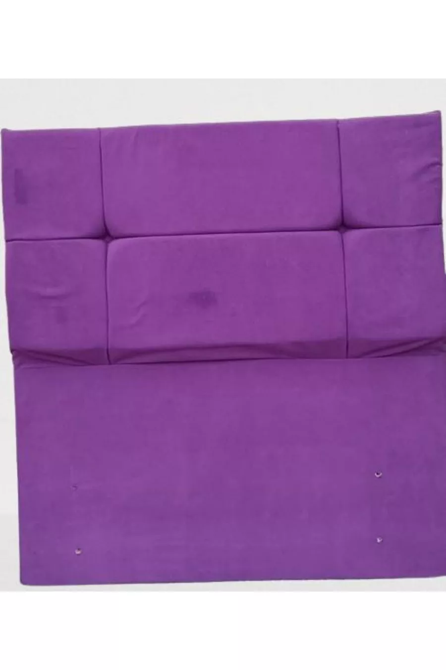 Titre DK Simple Tissu en velours de poulain Fuchsia foncé Rembourrage matelassé fait à la main