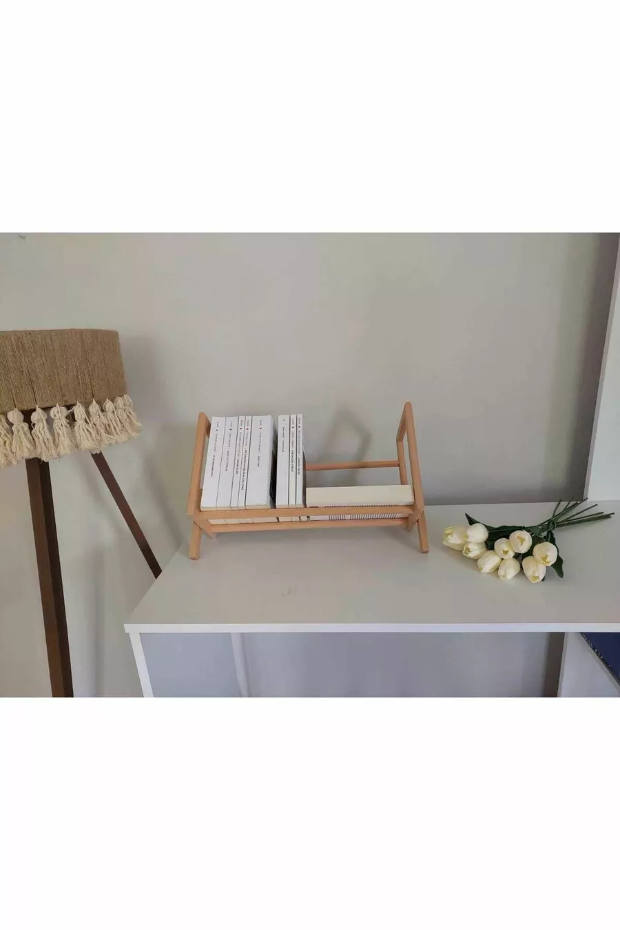 Wood Master % Hêtre Naturel Bibliothèque de Table
