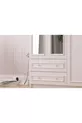 Armoire Lina Country 3 portes 2 tiroirs avec miroir