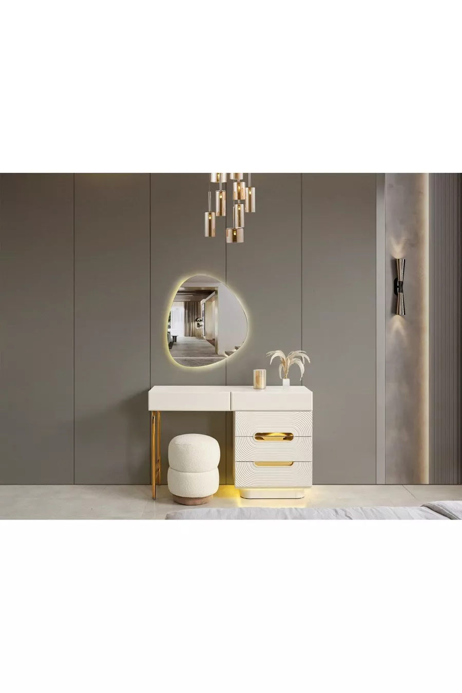 ENSEMBLE DE CHAMBRE À COUCHER BASEL EN MDF