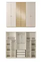 Ensemble de chambre à coucher moderne Masal Benchli à 6 portes