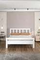 Nouveau Lit en MDF Style, Compatible avec Lit Simple et Double, Montage Facile