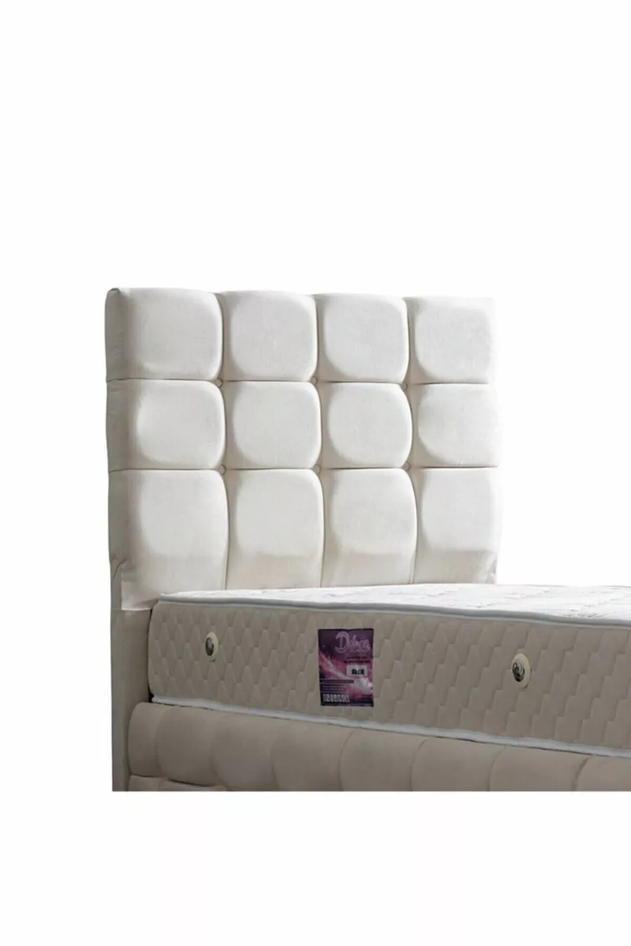 Ensemble Duke Lux Ikili, tête de lit pour lit simple
