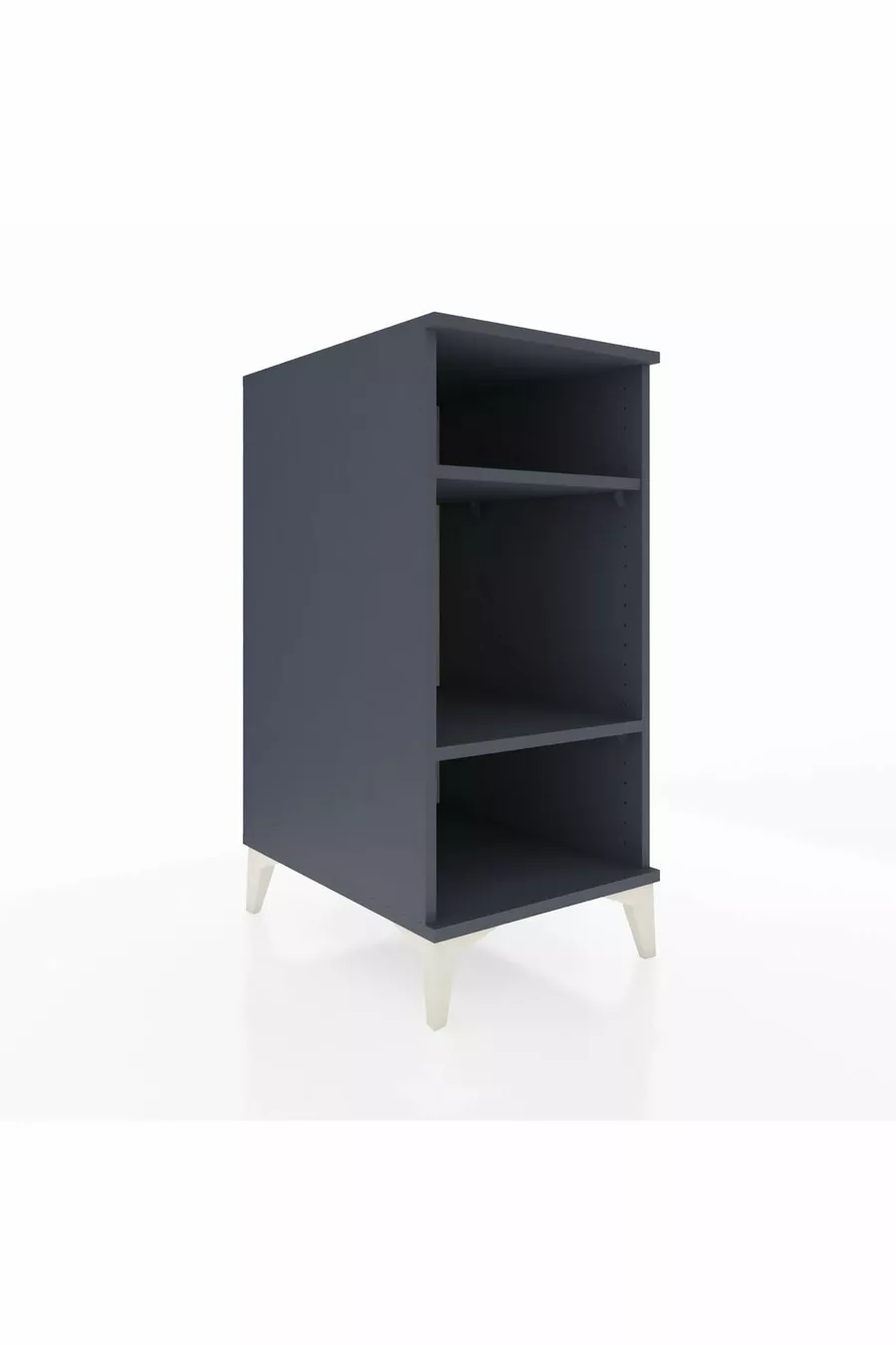 Chevet Kronos à 2 étagères Anthracite-Anthracite