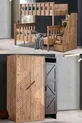 Lits superposés, Lit superposé Deluxe Séparable avec Armoire 3 Portes Élitaire