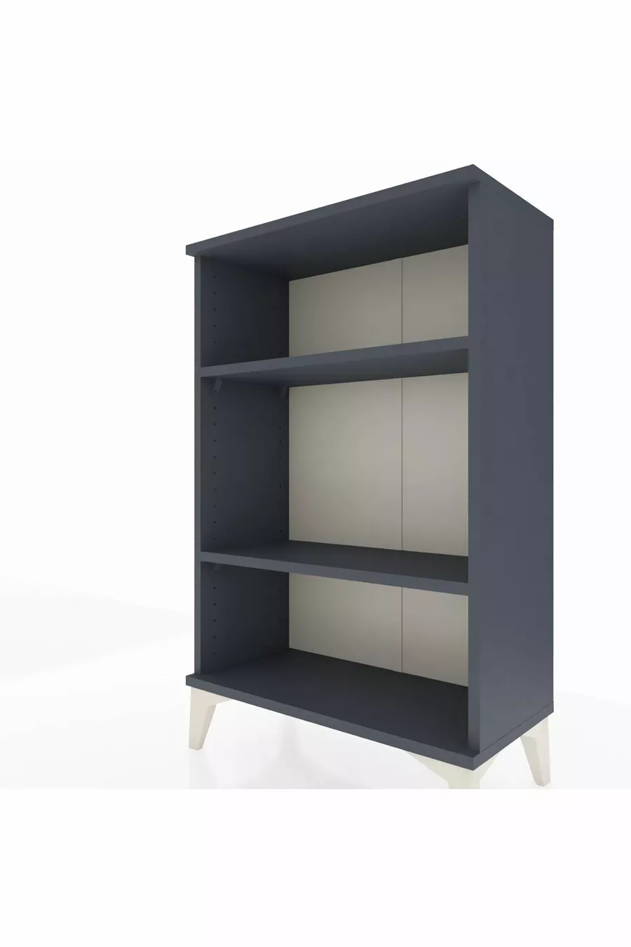 Chevet Arges à 2 étagères Anthracite-Anthracite