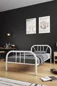 Lit en fer forgé Royal Metal blanc pour une personne