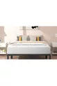 ÖZGÖK TARIM Lit en métal, Lit en métal CNS couleur noire, Simple et double, Options de taille
