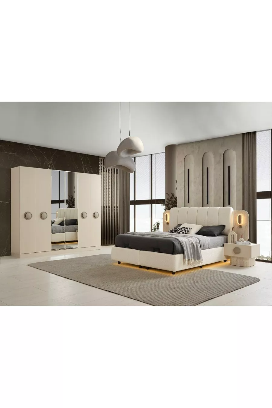 CHAMBRE À COUCHER MODA MDF