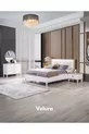 Ensemble de chambre à coucher en bois (Armoire + Commode + Table de chevet + Lit)