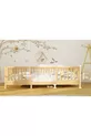 ALAZ - LIT DE SOL EN BOIS NATUREL POUR BÉBÉS ET ENFANTS, POUVANT ÊTRE UTILISÉ DEVANT MONTESSORI