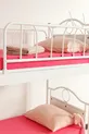 Chambre d'enfant Zümrüt Lit superposé et lit simple en métal Blanc