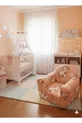 Siège enfant rose poudré à motif licorne