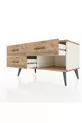 Commode Hyperion 3 tiroirs Pierre de lune-Sapin