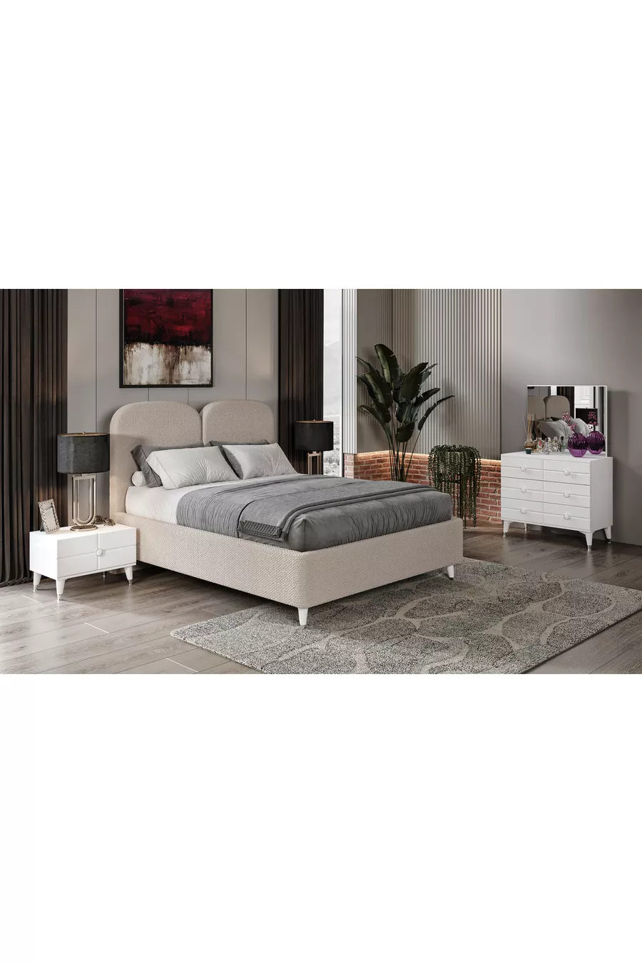 ENSEMBLE DE CHAMBRE À COUCHER EZGİ