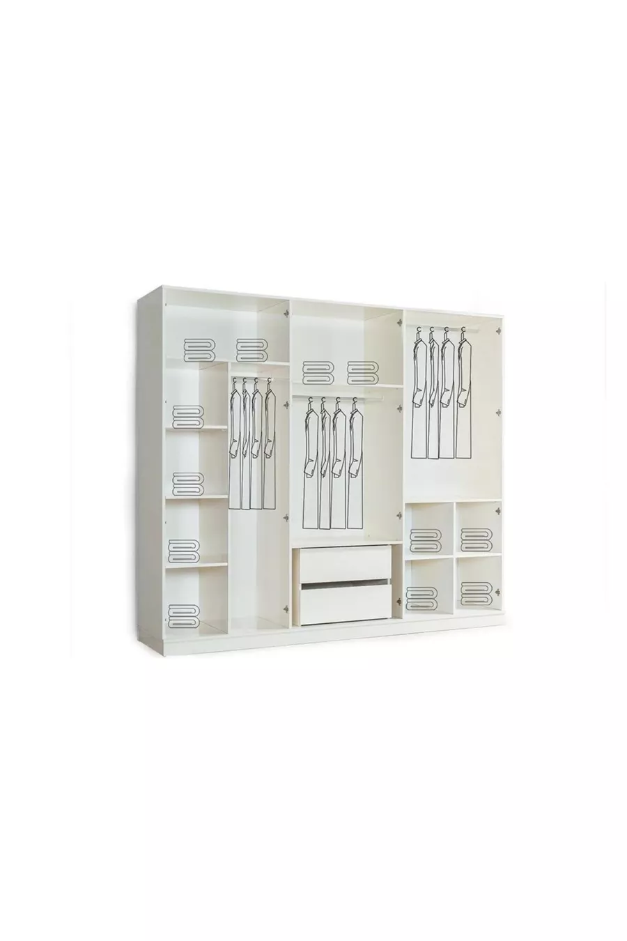 Ensemble de chambre à coucher Lora avec crème