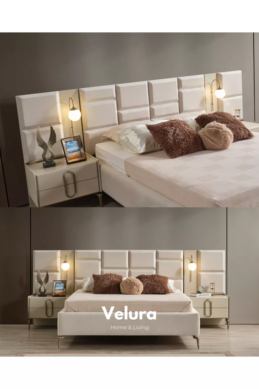 Ensemble de chambre à coucher Monaco