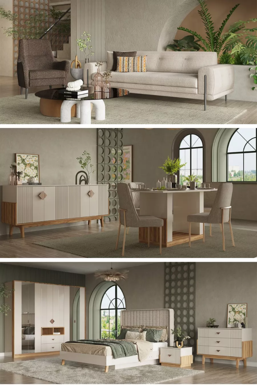Forfait de mariage Salda Midi - Salon / Chambre à coucher / Salle à manger