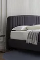 Canto Baza, Ensemble de 2 Têtes d'Argent Pour Lit Double - Anthracite,