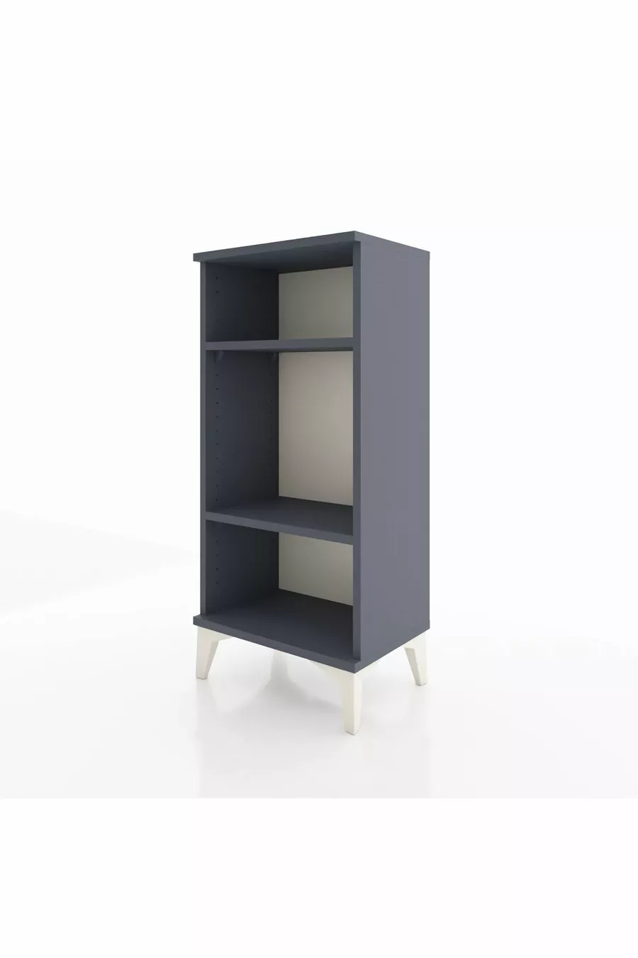 Chevet Arges à 2 étagères Anthracite-Anthracite