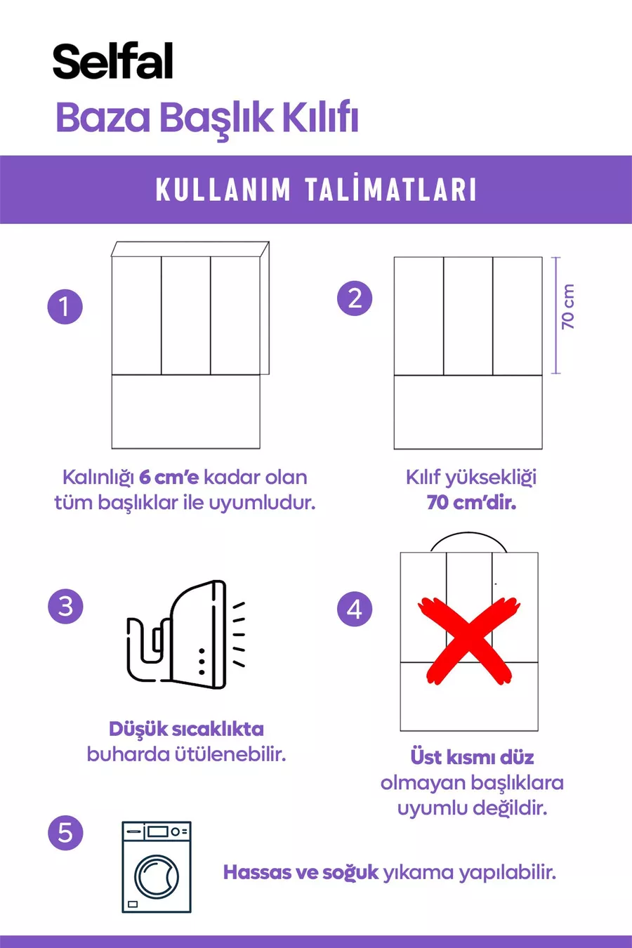 Housse de Tête de Lit pour Lit - Tissu Matelassé en Poil de Poney (Options de Taille)