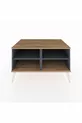 Commode Kronos 2 étagères Anthracite-Sapin/Anthracite